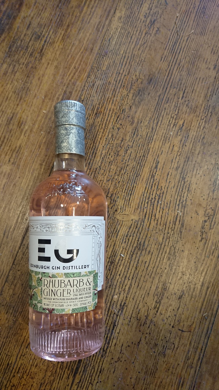 Edinburgh RHUBARB & GINGER Liqueur