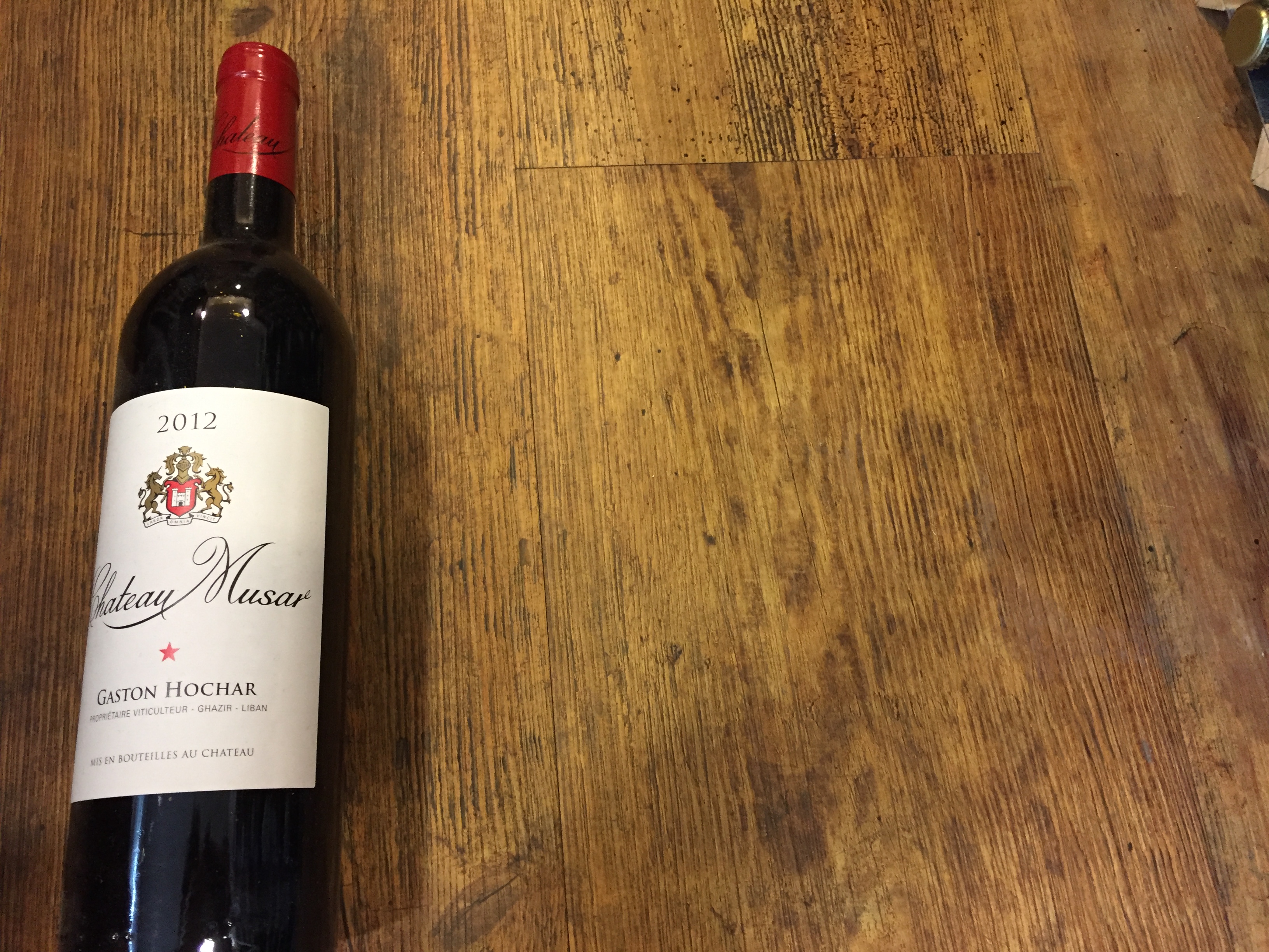 CHATEAU MUSAR 2012