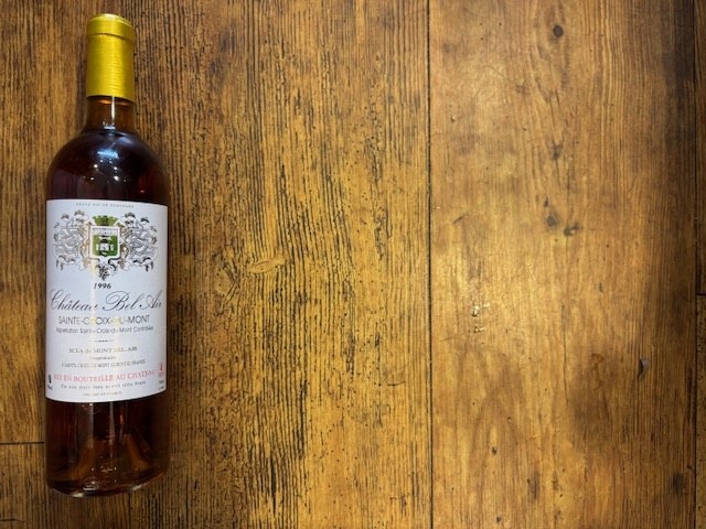 Chateau Bel Air Sainte-Croix-du-Mont 1996