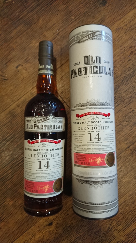 Old Particular GLENROTHES 15 YR 2007