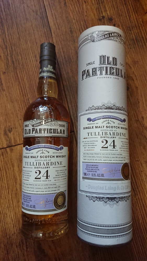 Old Particular TULLIBARDINE 12 YR 2010