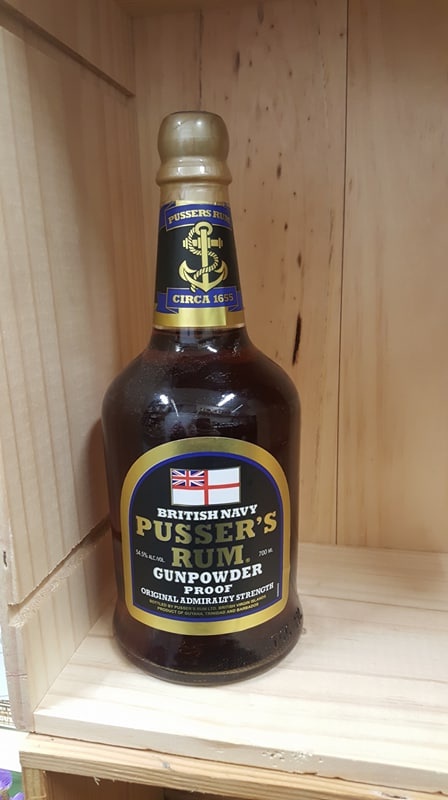 PUSSER'S BLUE LABEL RUM