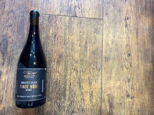 Westcott CAROLYN'S BLOCK Pinot Noir 2020