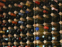 Hundreds of wines stocked